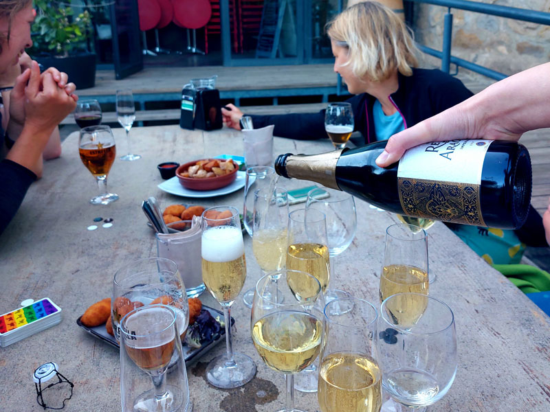 Copas con el equipo - Viaje a Lustrum en Chill-Outdoor