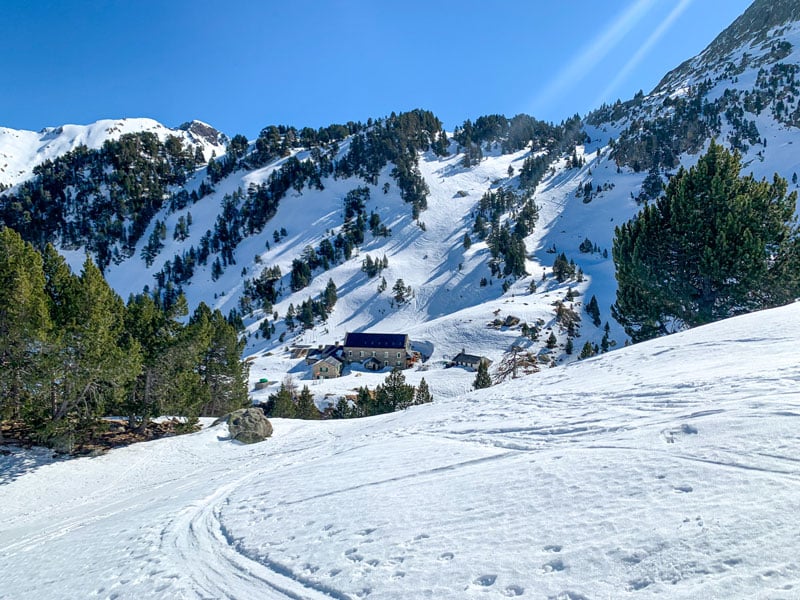 Raquetas de nieve en el Parque Natural Posets-Maladeta