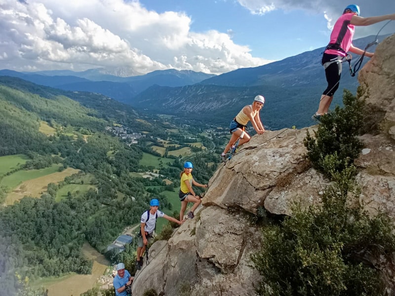 Via ferrata en el Pirineo aragonés