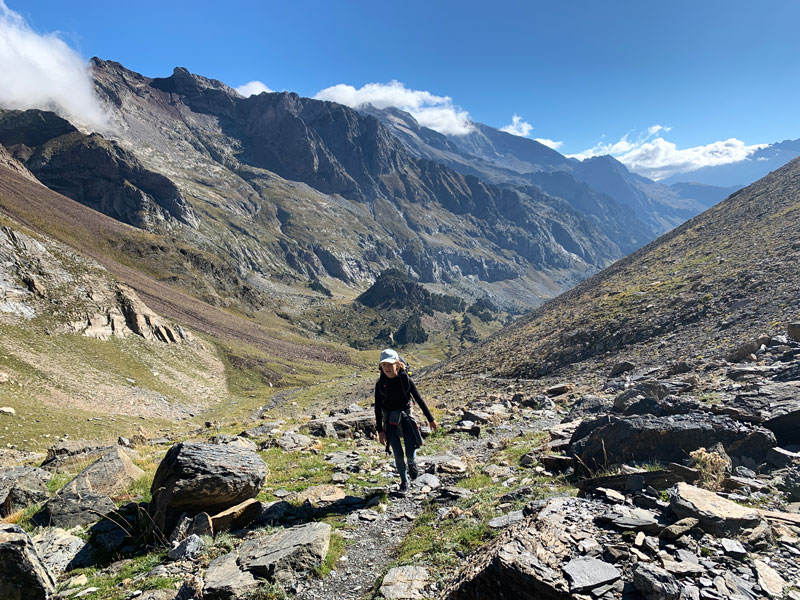trekking de refugios en familia