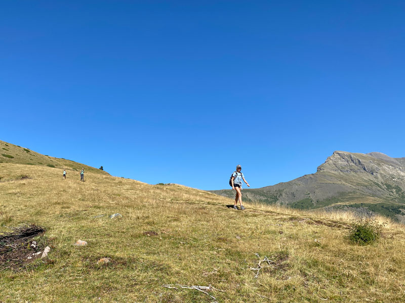 trekking de refugios en familia