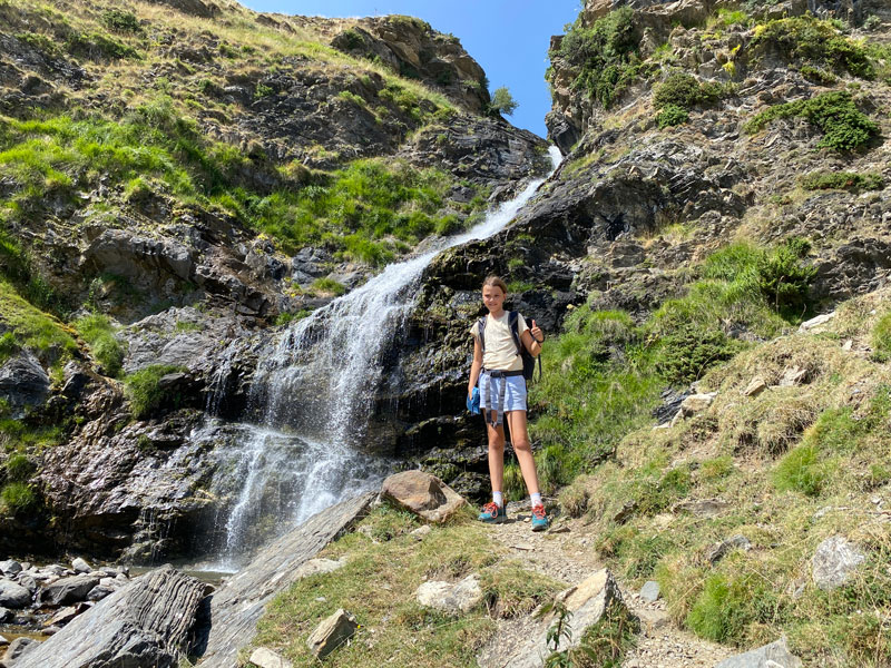 trekking de refugios en familia